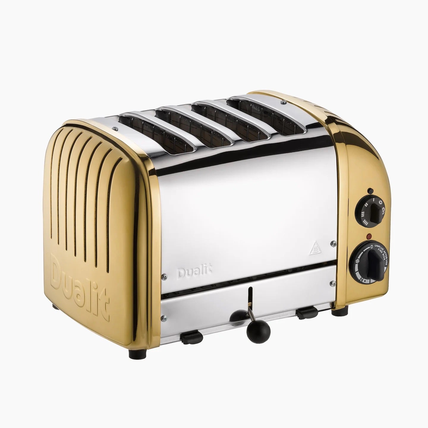 Dualit 4 Slice NewGen Classic Toaster, Brass
