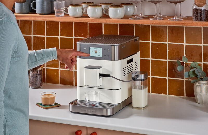 KitchenAid Fully Automatic Espresso Machine KF7, Porcelain White