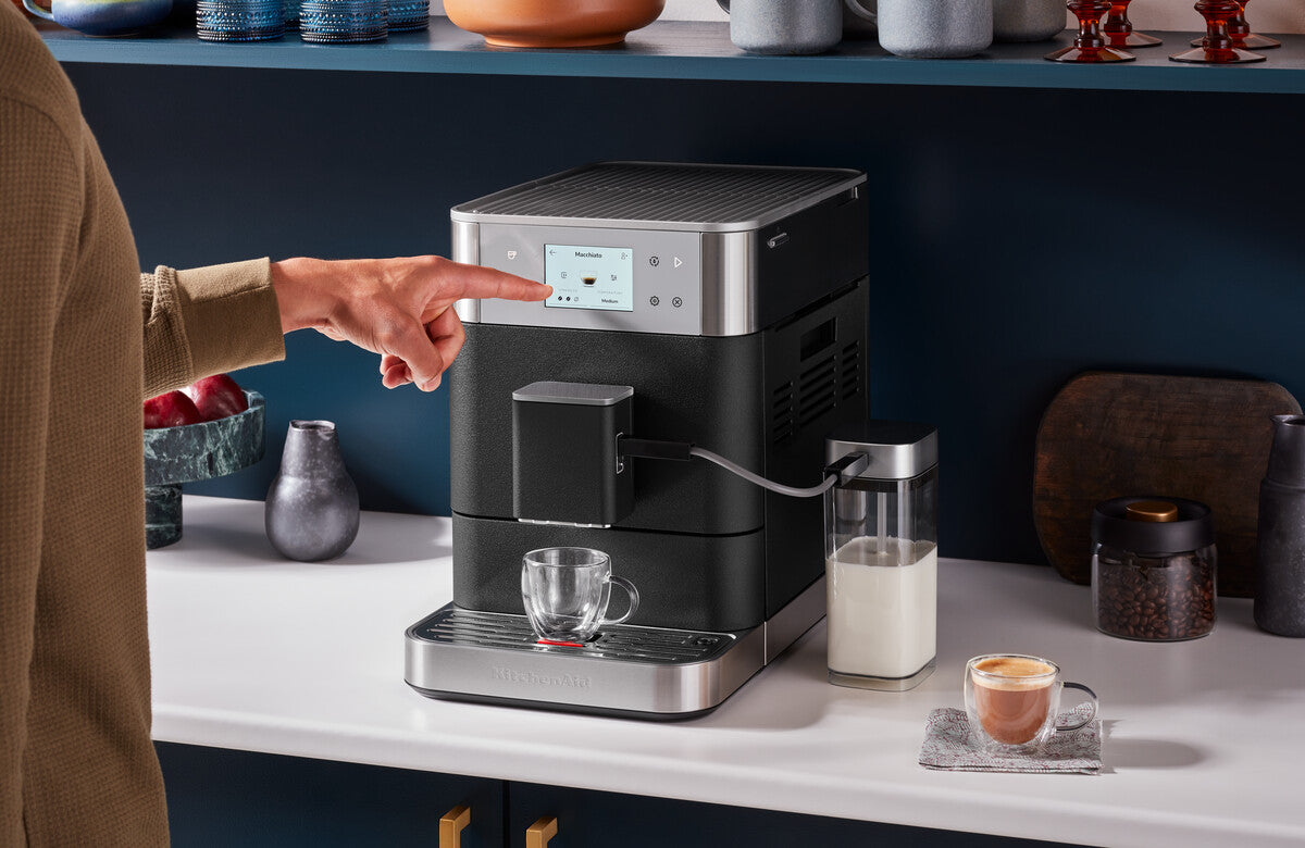 KitchenAid Fully Automatic Espresso Machine KF7, Cast Iron Black