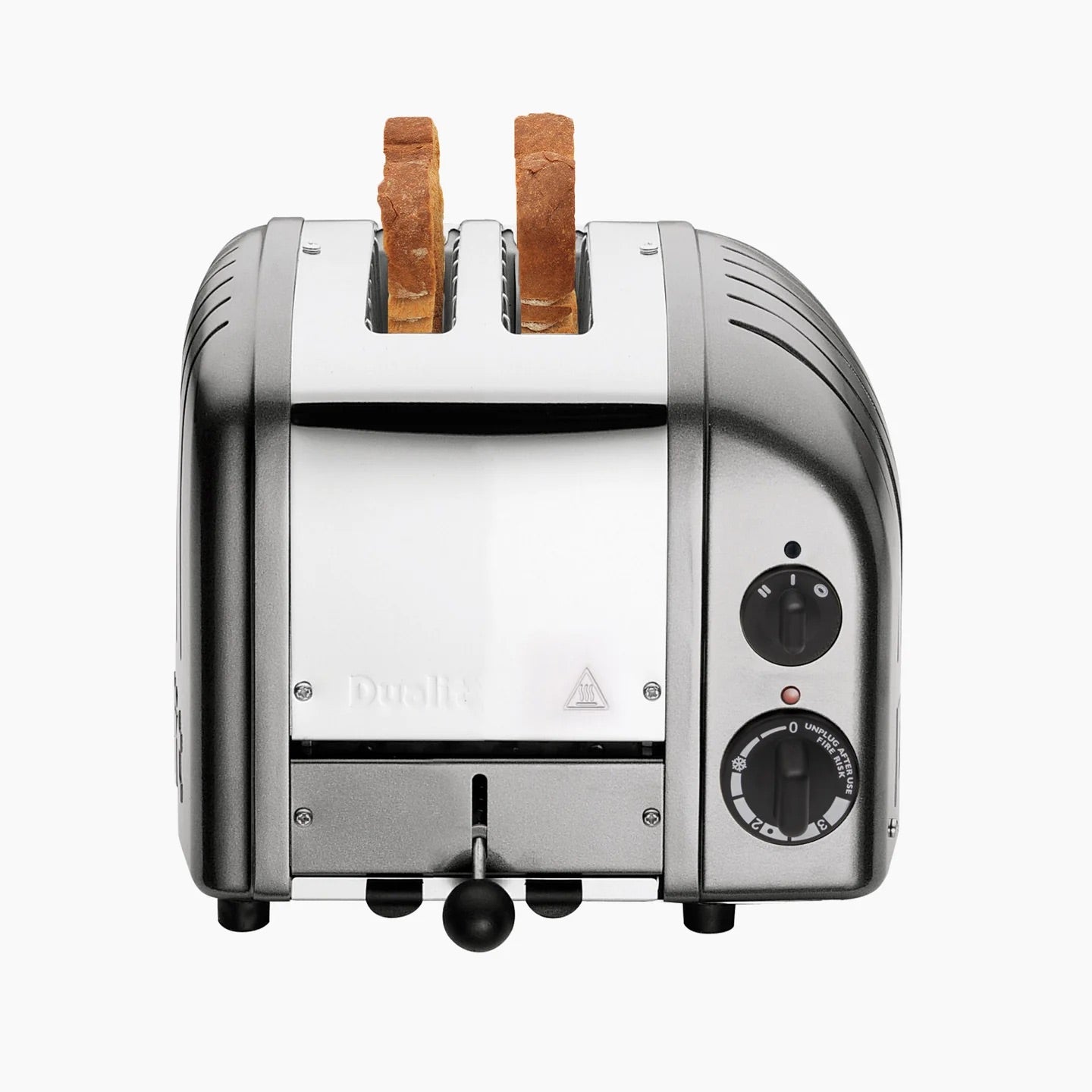 Dualit 2 Slice NewGen Classic Toaster, Metallic Silver
