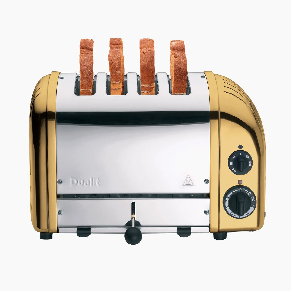 Dualit 4 Slice NewGen Classic Toaster, Brass
