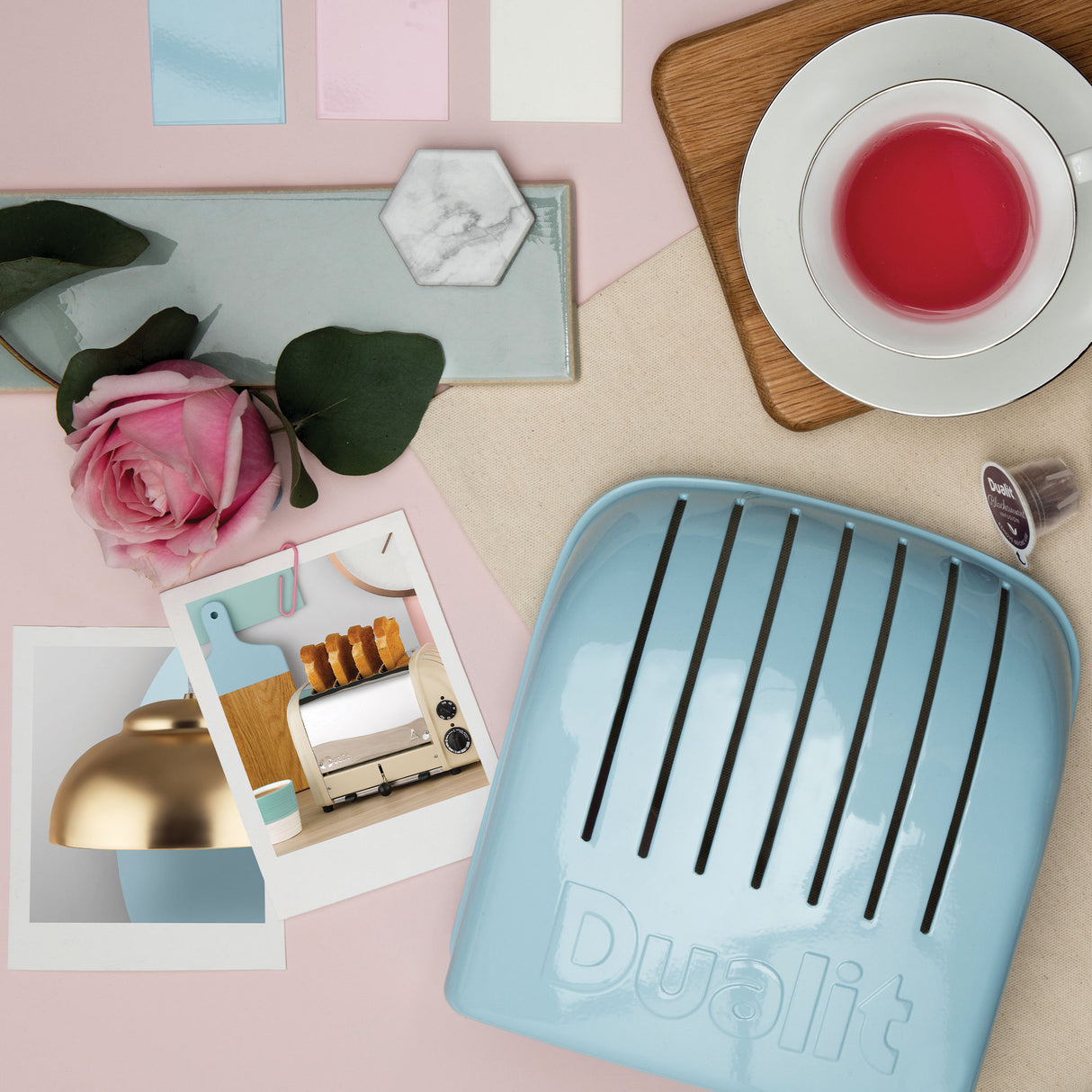 Dualit 4 Slice NewGen Classic Toaster, Glacier Blue