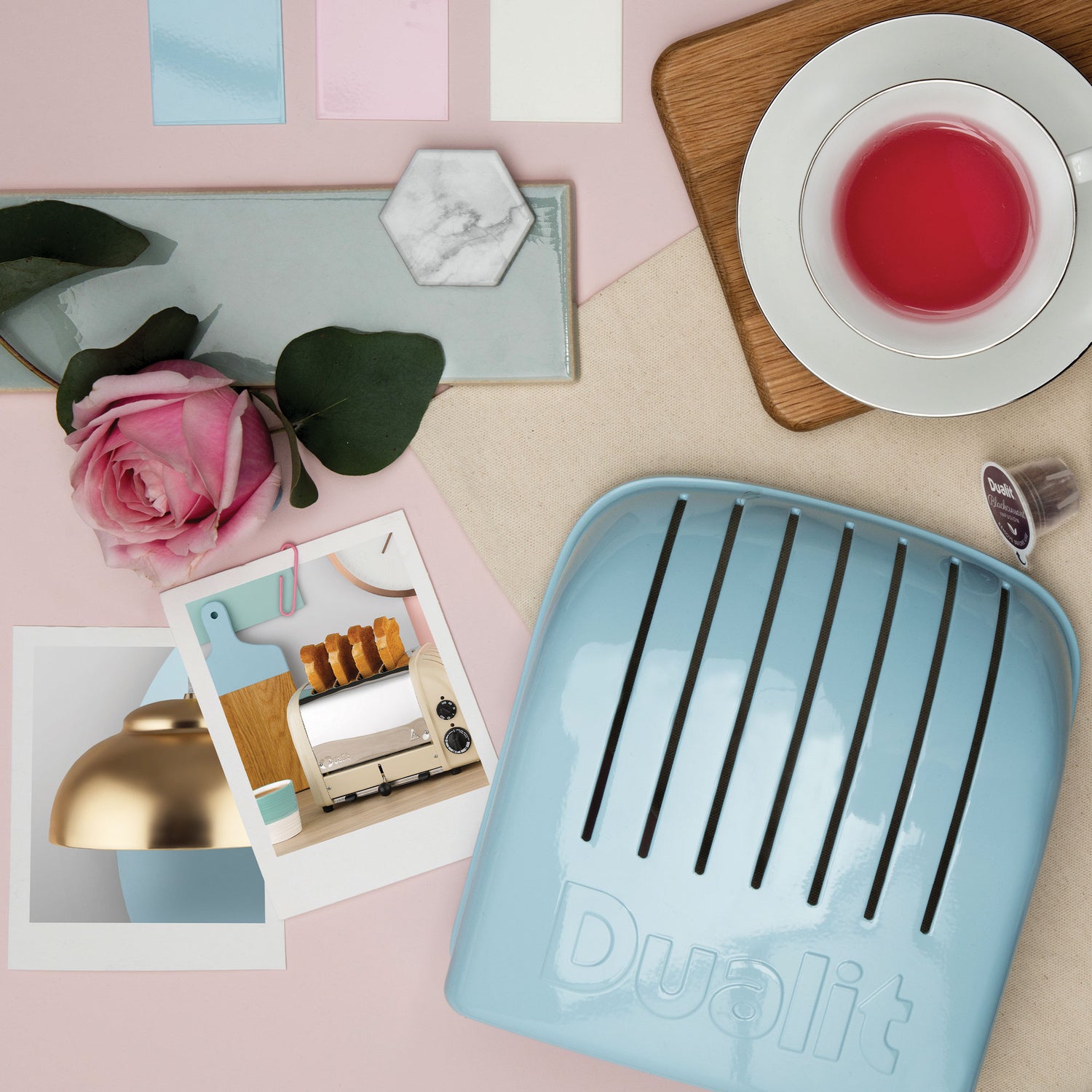 Dualit 4 Slice NewGen Classic Toaster, Glacier Blue