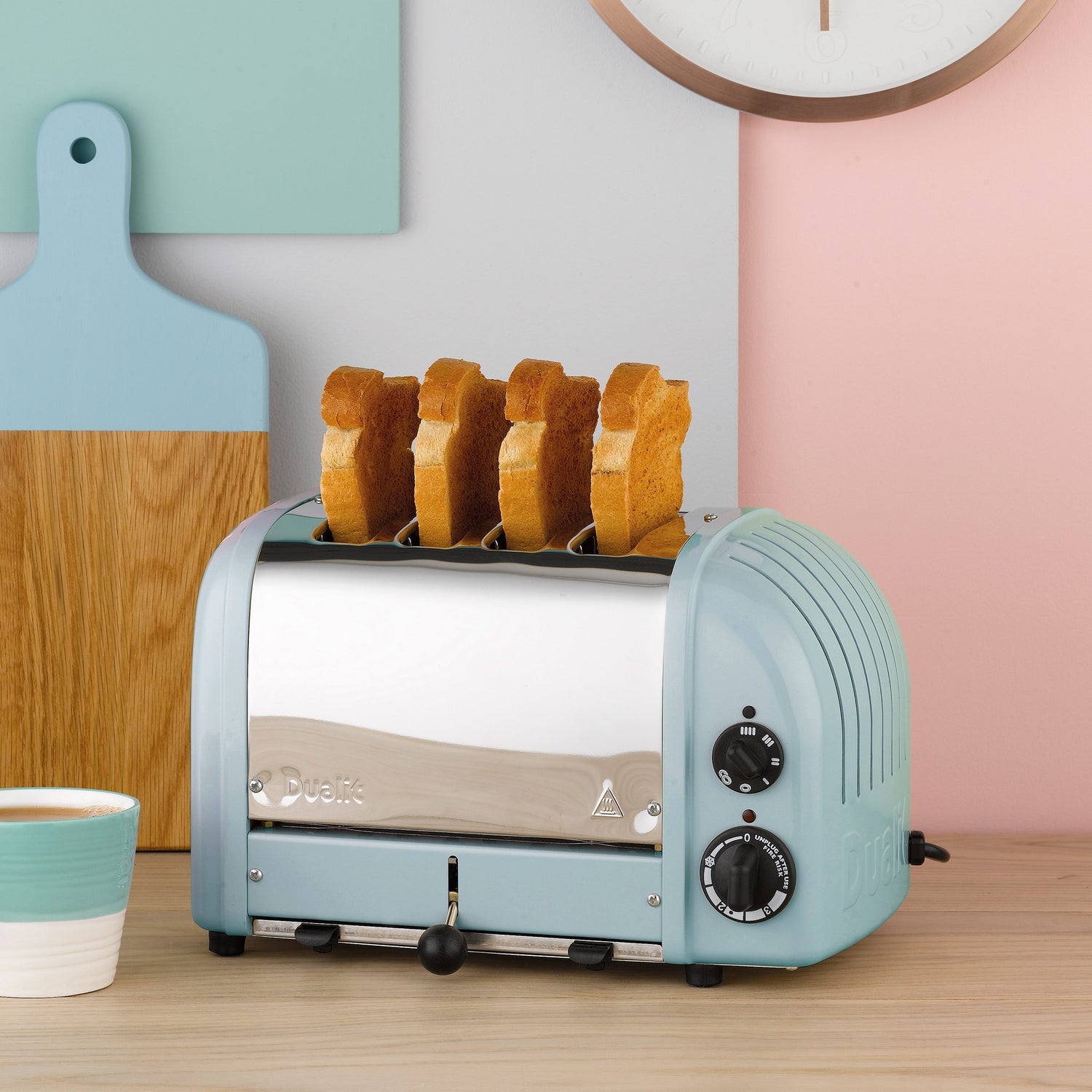 Dualit 4 Slice NewGen Classic Toaster, Glacier Blue