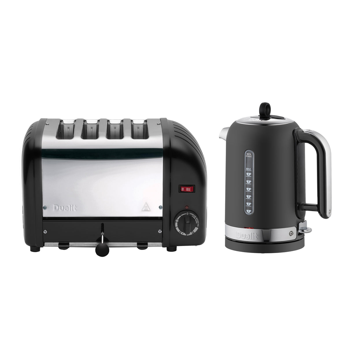 Dualit 4 Slot Vario Classic Toaster - Matt Black
