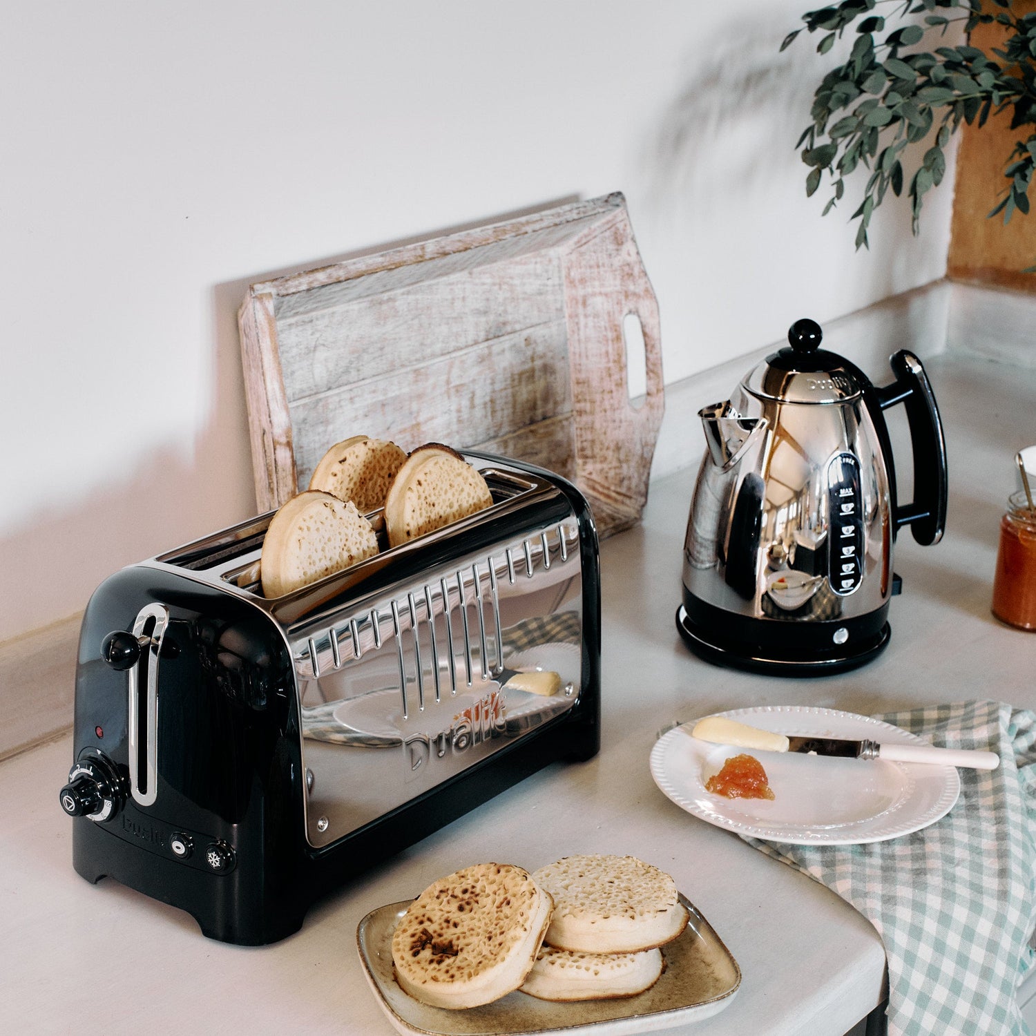 Dualit Long 2 Slot Lite Toaster -  Black