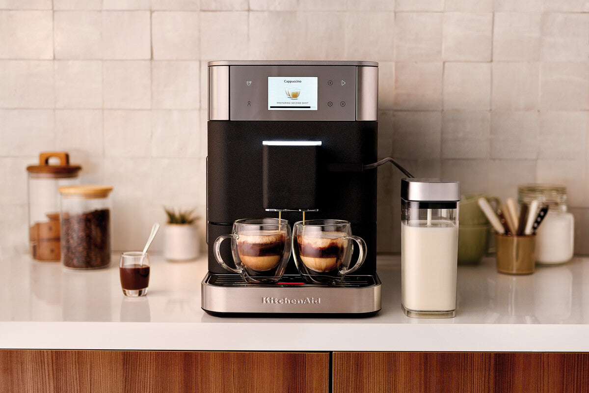 KitchenAid Fully Automatic Espresso Machine KF7, Cast Iron Black