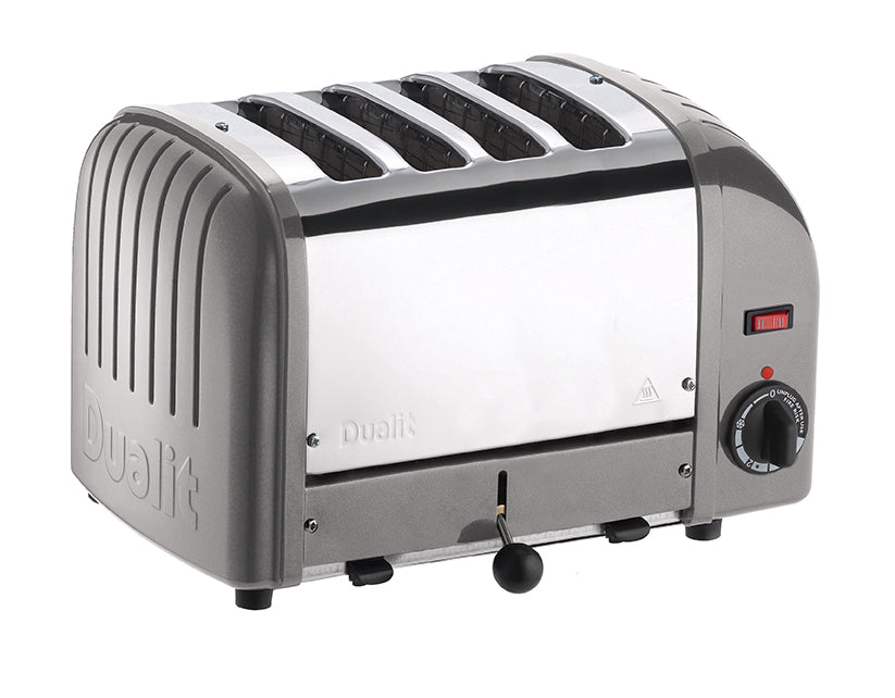 Dualit 4 Slot Vario Classic Toaster - Metallic Silver