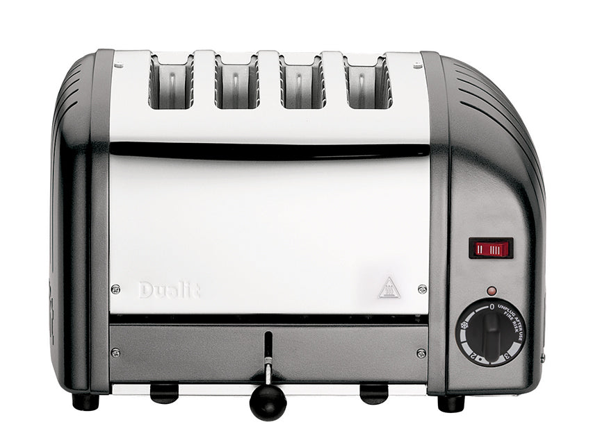 Dualit 4 Slot Vario Classic Toaster - Metallic Charcoal