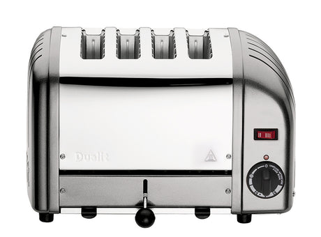 Dualit 4 Slot Vario Classic Toaster - Metallic Silver
