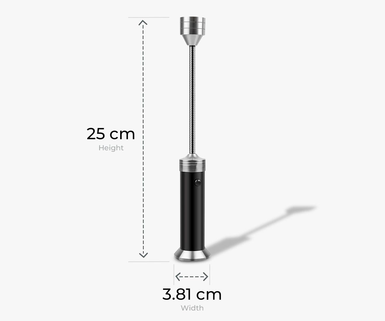 Permasteel Flexible LED Grill Lights with Magnetic Base, 2-Pack