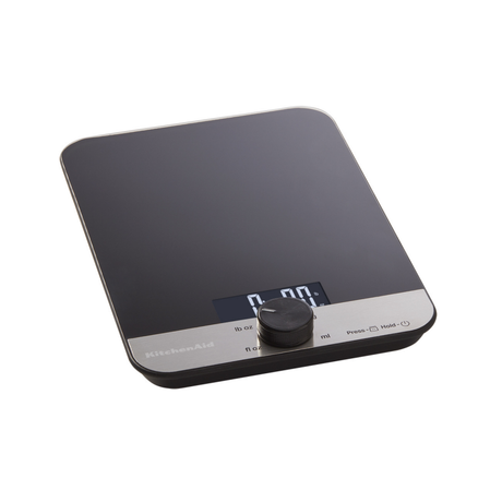 KitchenAid Digital Glass Top Kitchen Scale, 5000g / 5 litres Weighing Capacity