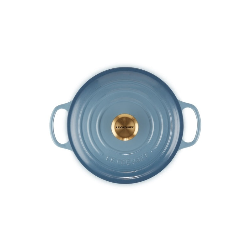 Le Creuset Round Casserole Cast Iron 24 cm/4.2 l, Chambray