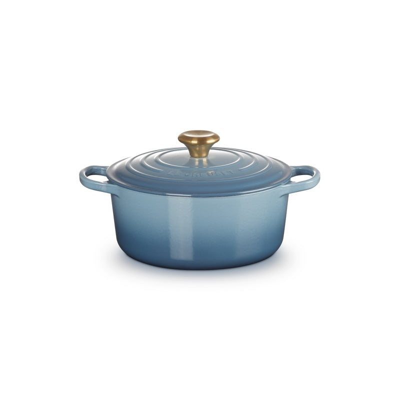 Le Creuset Round Casserole Cast Iron 24 cm/4.2 l, Chambray