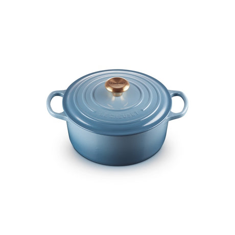 Le Creuset Round Casserole Cast Iron 24 cm/4.2 l, Chambray