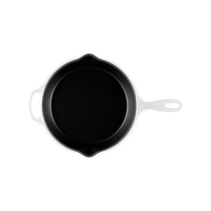 Le Creuset Deep Skillet Cast Iron 26 cm, White