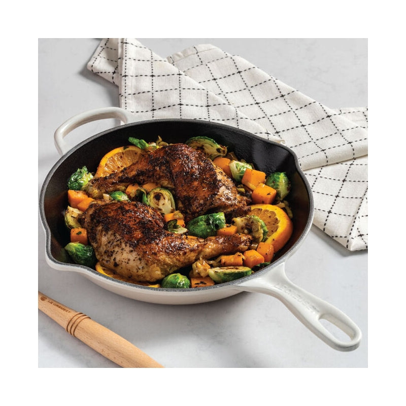 Le Creuset Deep Skillet Cast Iron 26 cm, White