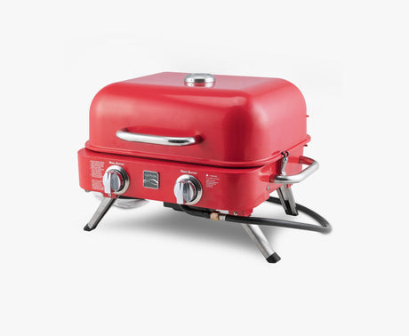 Kenmore 2-Burner – Red Portable Tabletop Retro Gas Grill