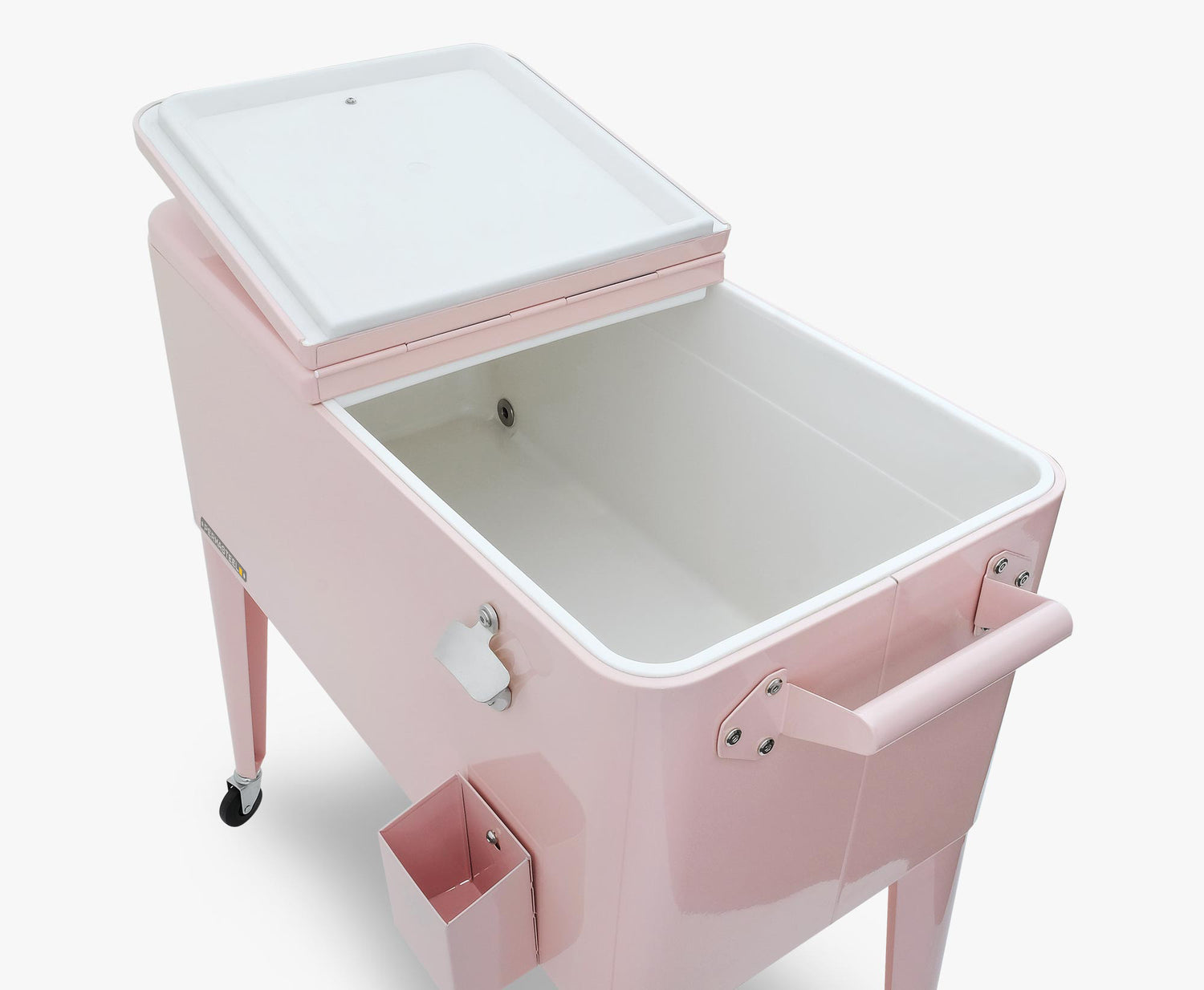 Permasteel 75 Liters Rolling Patio Cooler - Pink