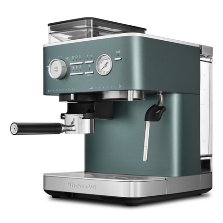 Semi Automatic Espresso Machine with Burr Grinder, Juniper