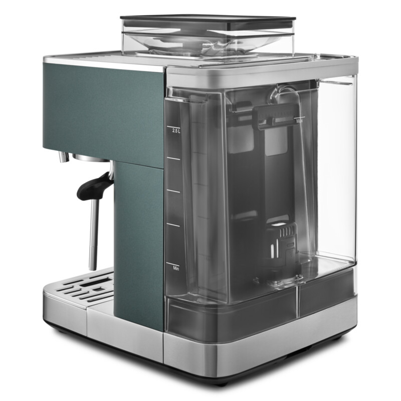 Semi Automatic Espresso Machine with Burr Grinder, Juniper