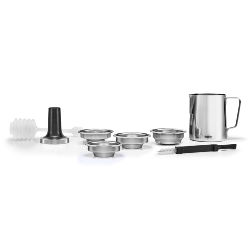 Semi Automatic Espresso Machine with Burr Grinder, Candy Apple
