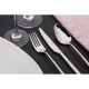 Sola Kyoto cutlery set, 42 pieces, glossy/matte