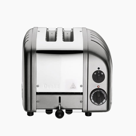 Dualit 2 Slice NewGen Classic Toaster, Metallic Silver