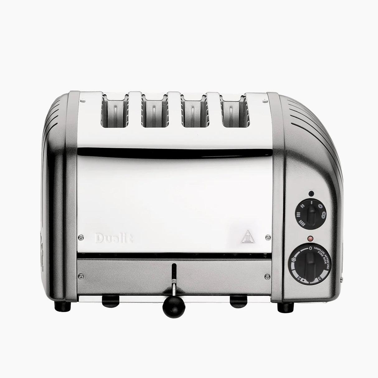 Dualit 4 Slice NewGen Classic Toaster, Metallic Silver