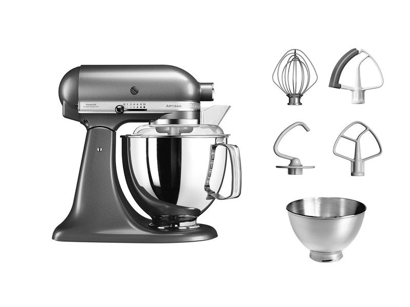 KitchenAid Artisan Elegance mixer 4,8L Madallion Silver 5KSM175PSEMS