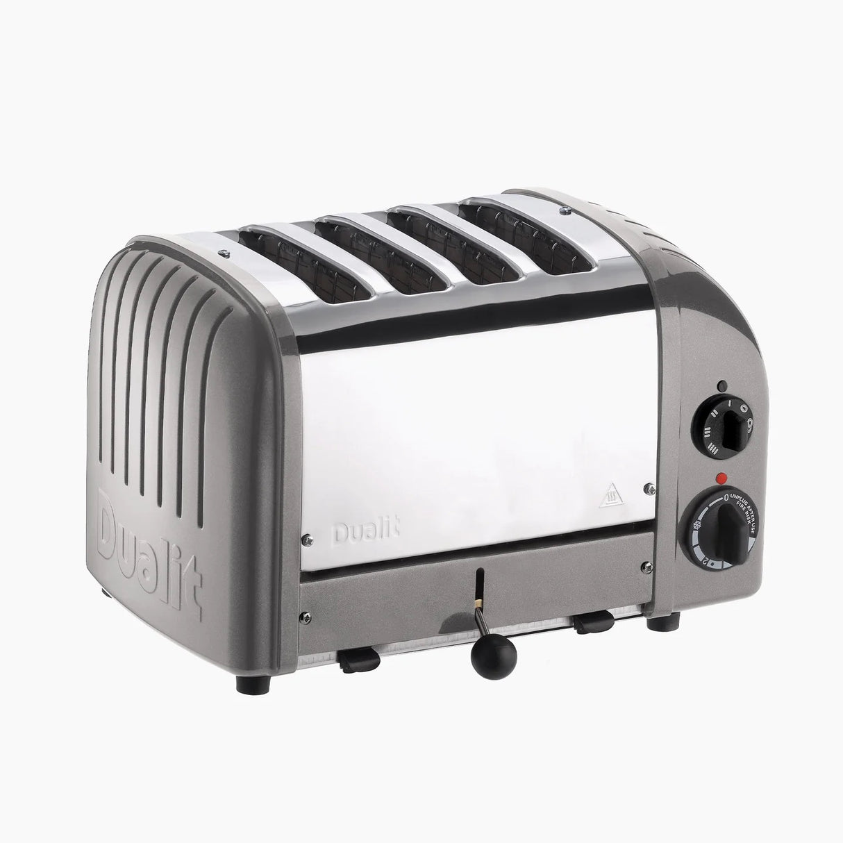 Dualit 4 Slice NewGen Classic Toaster, Metallic Silver