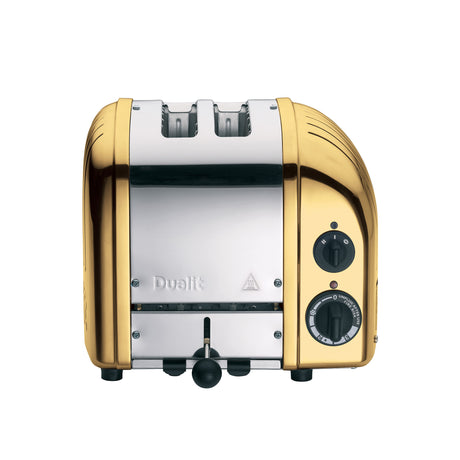 Dualit 2 Slice NewGen Classic Toaster, Brass