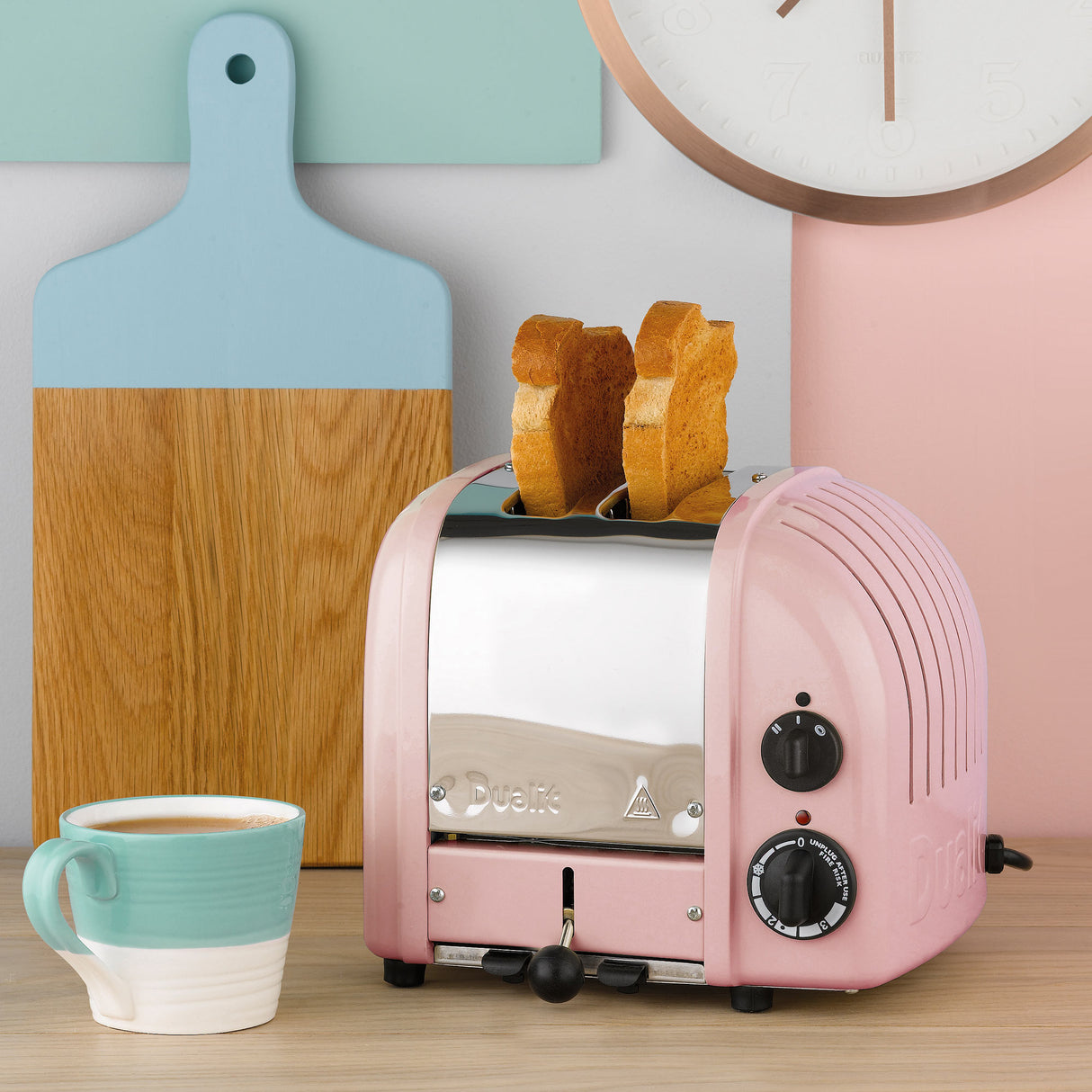 Dualit 2 Slice NewGen Classic Toaster, Petal Pink