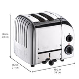 Dualit 2 Slice NewGen Classic Toaster, Polished