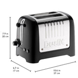 Dualit 2 Slot Lite Toaster -  Black