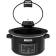 Crock-Pot 4,7L Slow Cooker, lėtas virimas su laikmačių, juodas