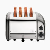 Dualit 4 Slice NewGen Classic Toaster, Metallic Silver