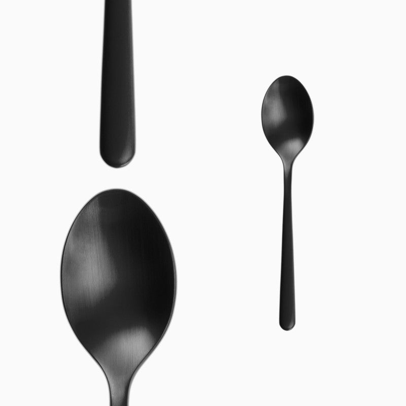 Sola Faro Black Cutlery Set 24 Pieces