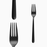 Sola Faro Black Cutlery Set 24 Pieces