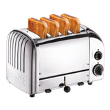 Dualit 4 Slice NewGen Classic Toaster, Polished