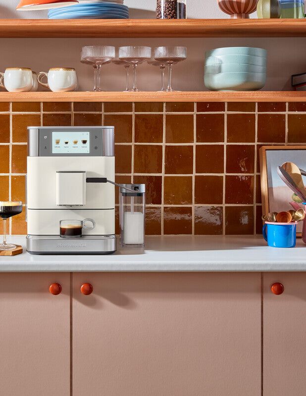 KitchenAid Fully Automatic Espresso Machine KF8, Porcelain White