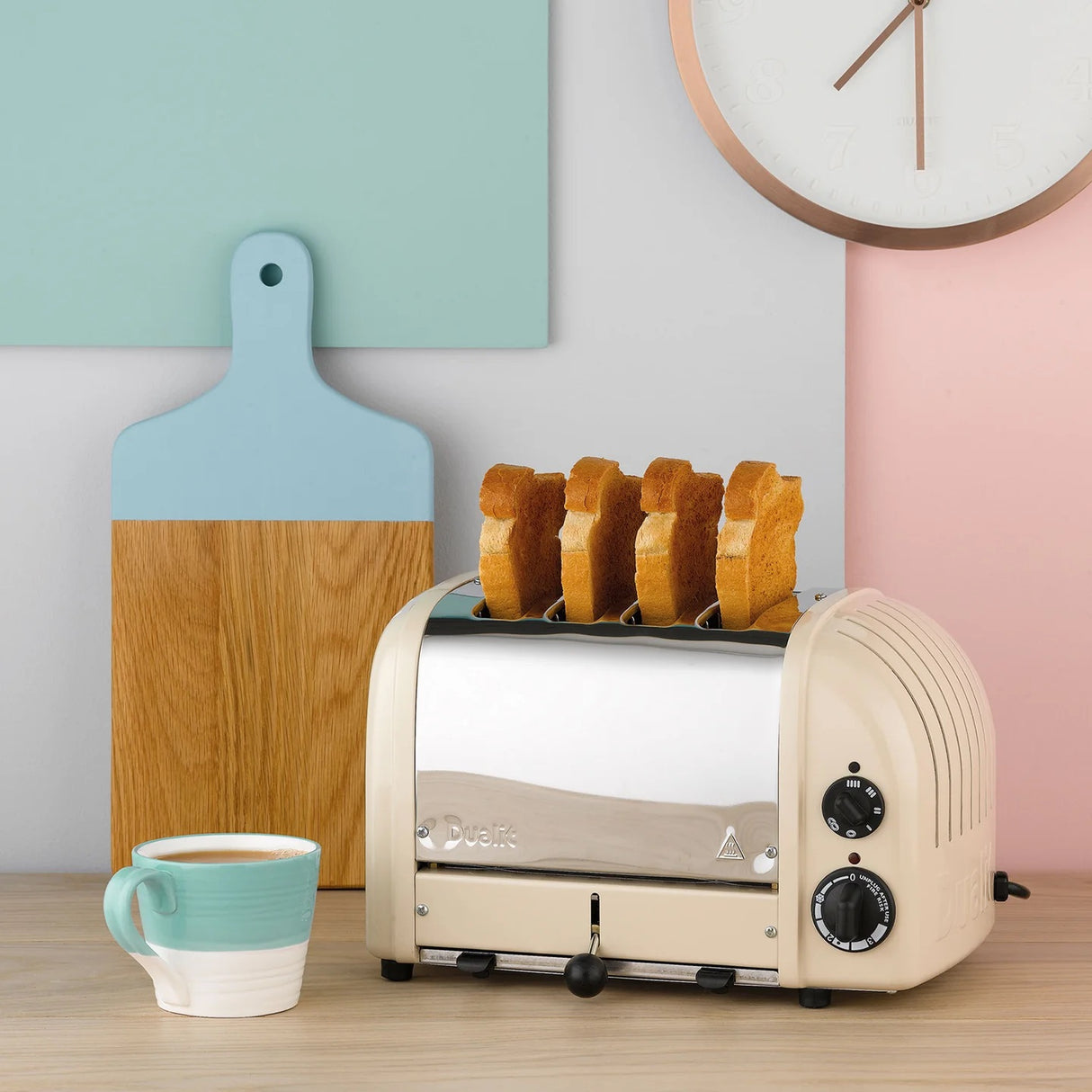 Dualit 4 Slice NewGen Classic Toaster, Canvas White