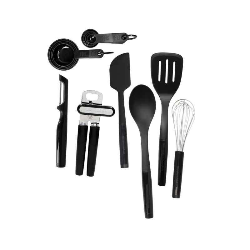 KitchenAid 15 dalių įrankių rinkinys, Onyx Black