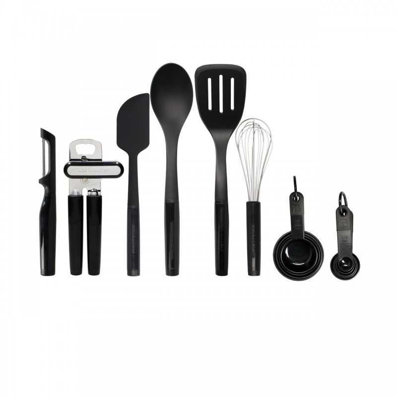 KitchenAid 15 dalių įrankių rinkinys, Onyx Black