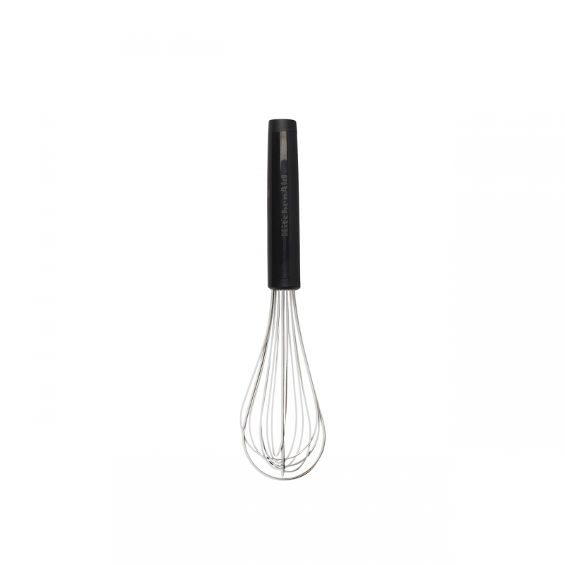 KitchenAid 6 dalių indų rinkinys ir keraminis laikiklis, Onyx Black
