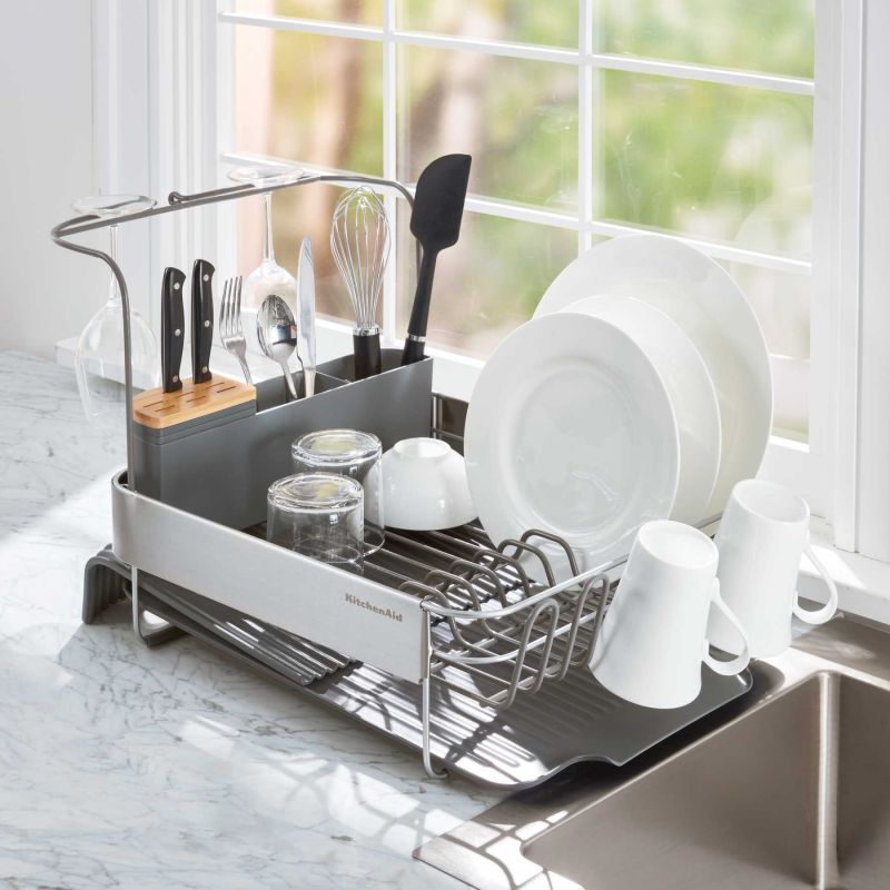 KitchenAid išplečiama indų džiovinimo lentyna