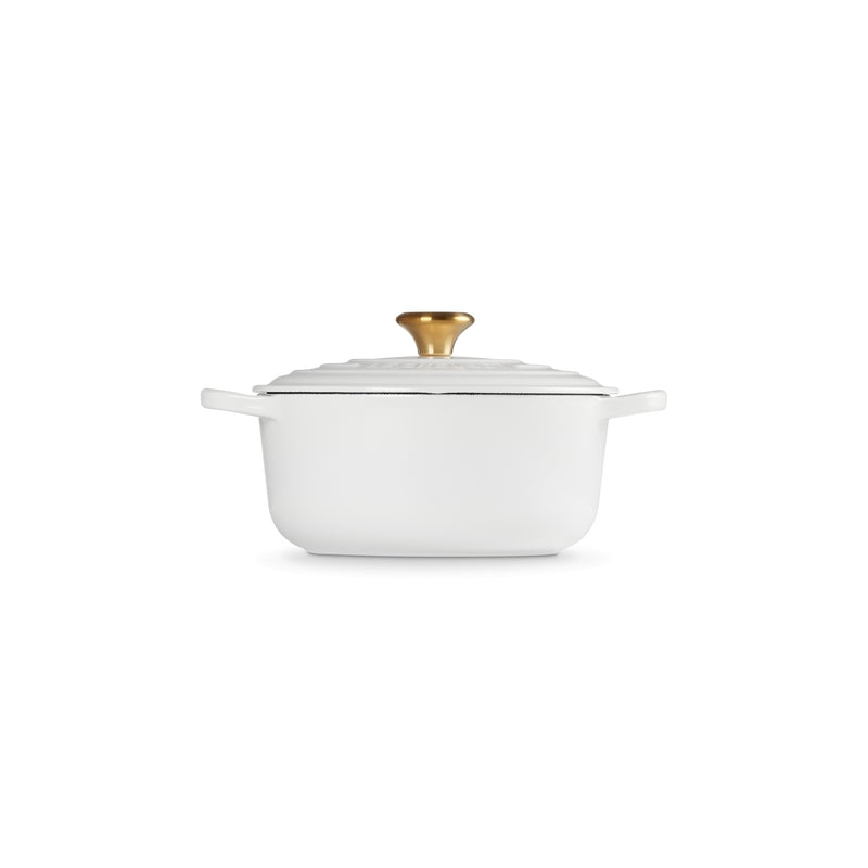 Le Creuset ümar pott malm 24 cm/4,2l, White 