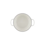 Le Creuset ümar pott malm 24 cm/4,2l, White 