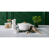 Le Creuset ümar pott malm 24 cm/4,2l, White 