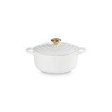 Le Creuset ümar pott malm 24 cm/4,2l, White 